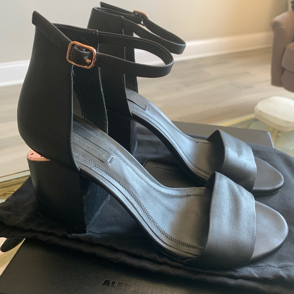Alexander Wang Rose Gold Abby Heel 8 size 1/2